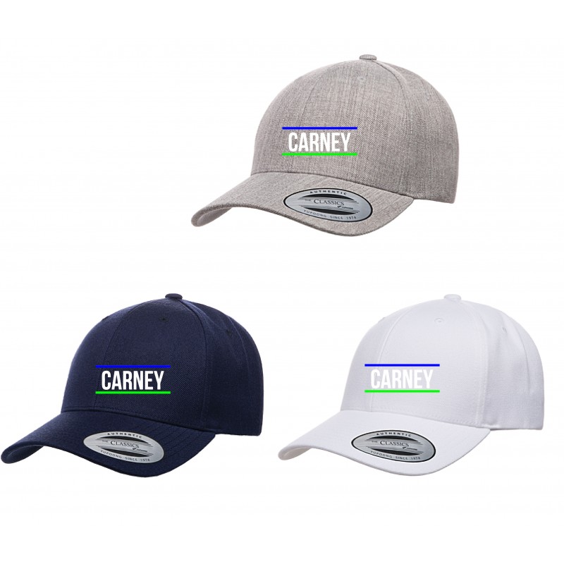 YUPOONG PREMIUM CURVED VISOR SNAPBACK Polar Promotions Sportswear